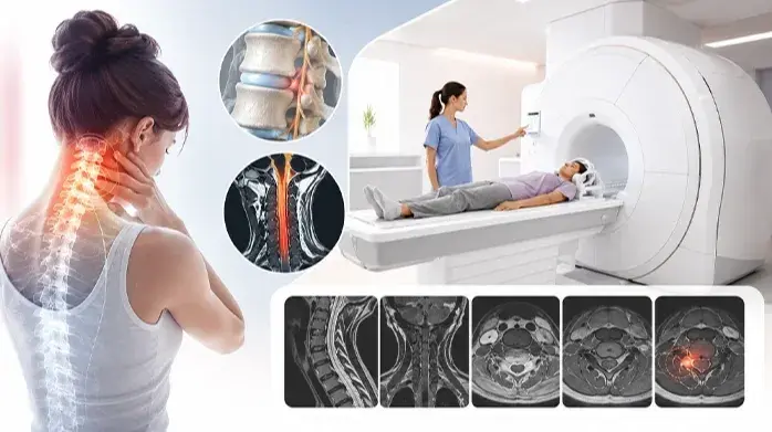 Boyun MR Nedir? Boyun MR Neden Çekilir? Boyun MR nedir, hangi durumlarda çekilir ve neleri gösterebilir? Boyun ağrısı, boyun fıtığı ve sinir sıkışmalarında MR incelemesi hakkında bilgi alın.