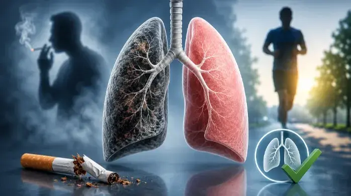 Sigarayı Bırakanlarda Akciğer Kanseri Riski Ne Zaman Azalır? Sigarayı bıraktıktan sonra akciğer kanseri riski hemen ortadan kalkar mı? Risk ne kadar sürede azalır ve eski sigara içicileri tarama yaptırmalı mı? Merak edilenleri öğrenin.
